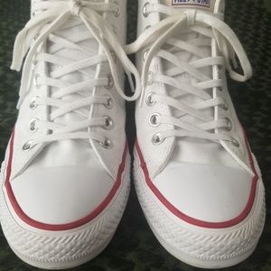 Converse All Star White High Top Sneakers